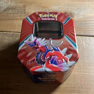 Empty Pokemon tin